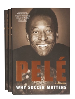 Lot of (3) Pele Signed Autobiographies 1st Editions 